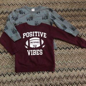 CIRCO grey bear sweater & Granimals maroon…